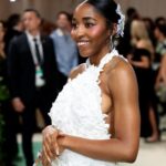 Ayo Edebiri Instagram - thank you @skii.usa and @danadelaney for getting my skin Met Gala ready #skiipartner 👼🏾