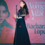 Bárbara López Instagram - Qué espectacular noche con @glamourmexico no me cansaré de agradecer por ser nombrada #womenoftheyear @itsfarahslim gracias infinitas a ti y a todo tu valioso equipo. Fue un honor estar al lado de todas estas increíbles mujeres. Gracias @michelleverdugo por apasionarte conmigo y ser mi gran equipo, eres una gran mujer. Gracias @puntoentmx por cuidarme y ser mi familia. Gracias @_hashis_ por capturar estos momentos, tu trabajo es increíble. Gracias @san_angel_nails por estas uñas tan espectaculares Gracias @sofyflorees por dejarme impecable con este look de @ferragamo Y gracias infinitas siempre a mi familia @tiffanyandco @pamelaocampo @alexiadesentis por hacerme sentir especial en cada momento importante.