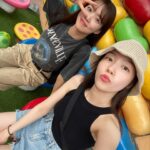 Bang Min-ah Instagram - 번지드롭 하나로 충분했다🎢🎠🏰👻