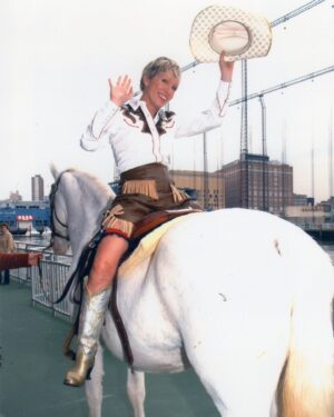 Barbara Corcoran Instagram - COWBOY CORCORAN 

#beyonce #cowboycarter #beyonceknowles #beehive