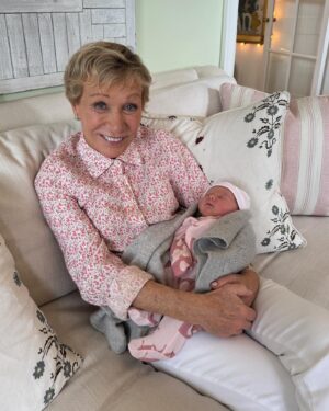 Barbara Corcoran Instagram - I’ve had a lot of titles in my life, but nothing compares to ‘Nana.’ Welcome to the world, Kaia Blair 💕🩷 Nana loves you!