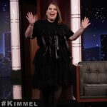 Beanie Feldstein Instagram – had the best time on @jimmykimmellive talking about @driveawaydolls and my love for greys anatomy and almost flashing my breasts on the oscars!!!

makeup: @kateydenno 
hair: @bridgetbragerhair 
styling: @erinwalshstyle wearing @simonerocha_ & @the10jewelry