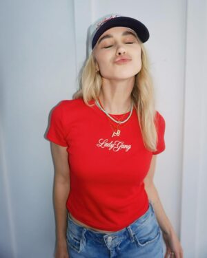 Becca Tobin Instagram - It’s here! 🇺🇸 Comment MERCH in the comments to get a DM with shopping link and a 15% OFF discount code. ✌🏼💕

#merch #ladygang #new #merchdrop #florida #girlstrip #shop #newintheshop #ladygangshop #getitnow