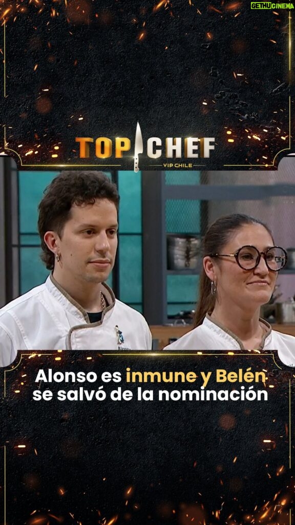 Belén Mora Instagram - ¡FELICITACIONES!👏🤩 Según la decisión de los jueces en #TopChefCHV, Alonso recibió inmunidad y Belén se libró de participar en la prueba de nominación✨