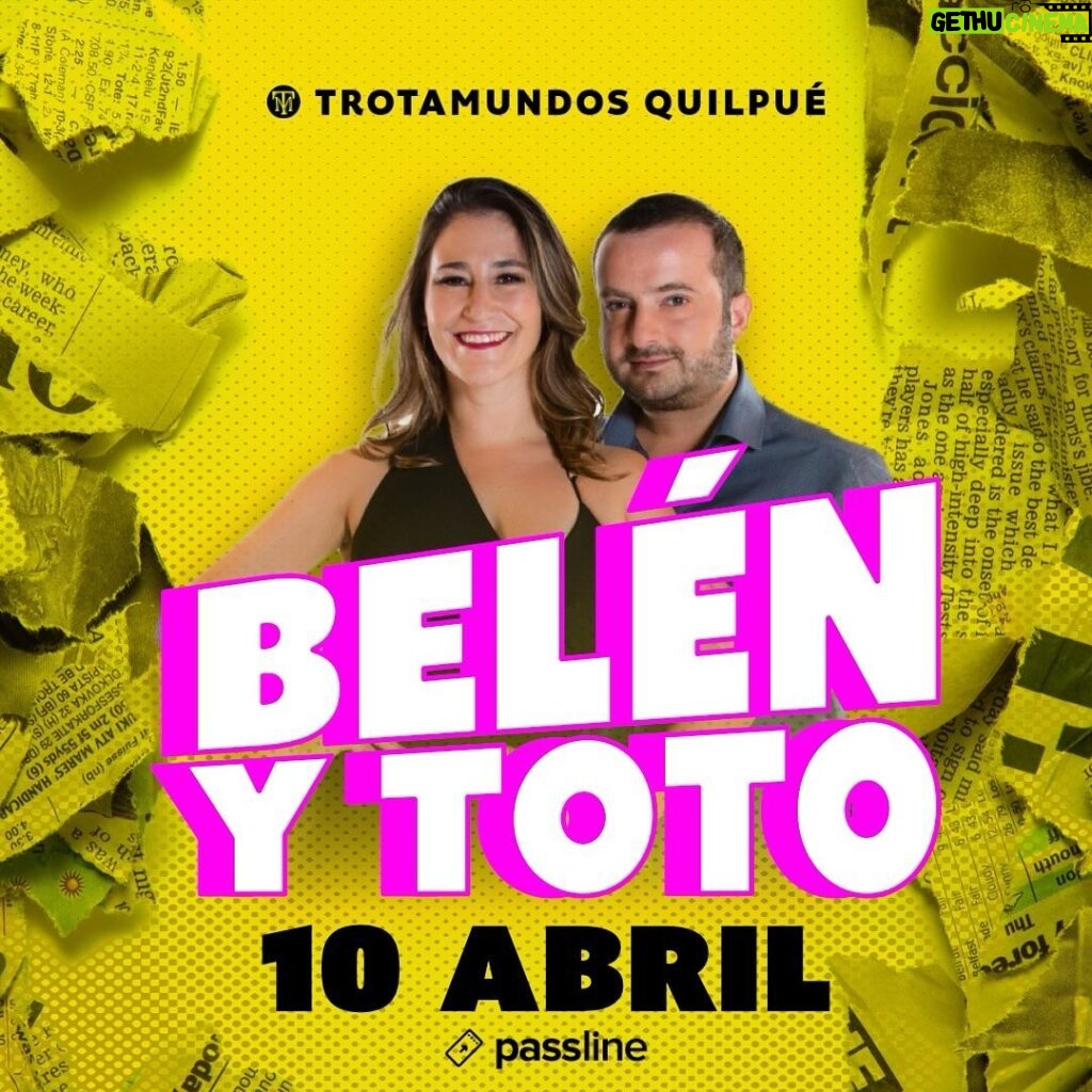 Belén Mora Instagram - Y nos vamos al Trota!!! Nos vemos este 10 de abril en el @trotaquilpue con el @totoacunaoficial ❤️❤️❤️ . #Standup #TopChef
