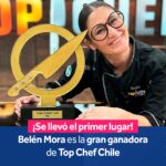 Belén Mora Instagram - ¡Una gigante! 👏🤩 Tras 40 capítulos y un gran desempeño en las cocinas de #TopChefCHV, Belén Mora se consagró como la gran ganadora de Top Chef VIP. ¡FELICITACIONES! 🎉 #CHVNoticias #CHVShow #FinalTopChef