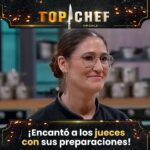 Belén Mora Instagram - “Solo puedo decirte cosas buenas” Belén se lució en #TopChefCHV y logró conquistar el paladar de los jueces🥰 ¡Seca!❤️