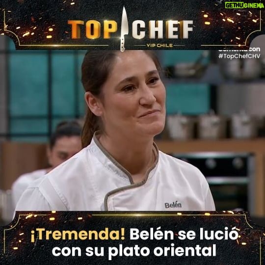 Belén Mora Instagram - “HERMOSOS ESTÁN” Belén se lució con el desafío oriental de los jueces de #TopChefCHV, donde utilizó ollas vaporeras para cocinar.