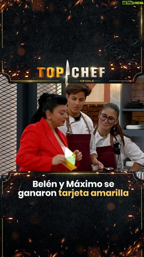 Belén Mora Instagram - ¡Por compartir la cuchara! La chef Fernanda sancionó con tarjeta amarilla a Belén y Máximo 🟨 #TopChefCHV