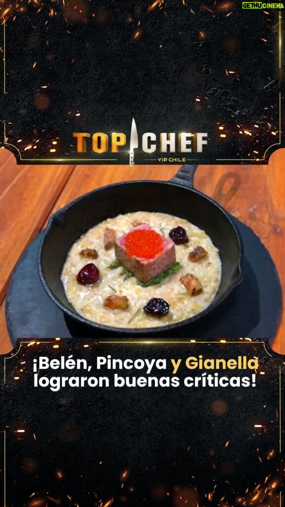 Belén Mora Instagram - ¿Pasarán a la prueba de inmunidad?👀👇 El equipo amarillo conformado por Pincoya, Belén y Gianella presentaron su plato a los jueces de #TopChefCHV 👩‍🍳