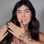 Belle Hassan Instagram – FAKE TATTOO TUTORIAL ✌🏼🤍