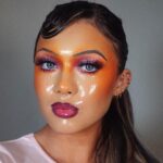 Belle Hassan Instagram - First time trying @patmcgrathreal glass skin ✨ Mixed up the colour scheme but I’m kinda loving it 😂 changed the lip last minute and 100% regret that decision 😂 but I’ll deffo be trying this one again! was a lot harder to do and take pics of than I thought 🤦🏻‍♀️😂