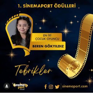 Beren Gökyıldız Instagram - @sinemaport’a ve oy veren herkese çok teşekkürler🙏♥️