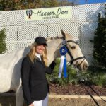 Beth Behrs Instagram – A week ago today we made our debut- Nutter Butter – a gorgeous rescue horse pulled from a kill pin, and clumsy silly me trying to be a sophisticated lady. Can’t wait for more. #rescuehorse #dressage