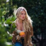 Beth Behrs Instagram - Act natural. But don't eat it. #MakeOrangesSexyAgain @abbylinne for #cowgirlmagazine