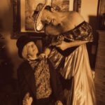 Beth Behrs Instagram - get you a man who will dress up with you all afternoon at DOLLYWOOD and take silly photos, laughing til we pee ourselves. Happy birthday to my best friend, my partner in crime, the most amazing father around. I love you bushels my Mikey!