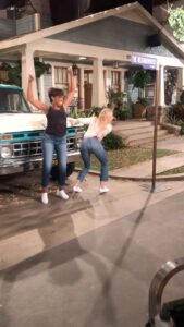 Beth Behrs Instagram - #mood When it's pouring rain and you're stuck inside with an almost two year old..... you DAAAAANNNCE @theneighborhood @tichinaarnold #beyonce