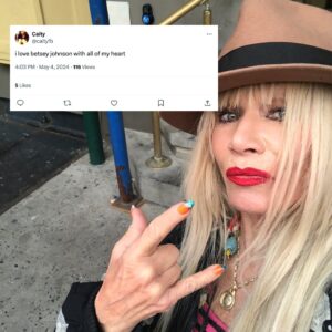 Betsey Johnson Instagram - Not to get all sappy...but the feeling is mutual, babe. 😭💕🫶