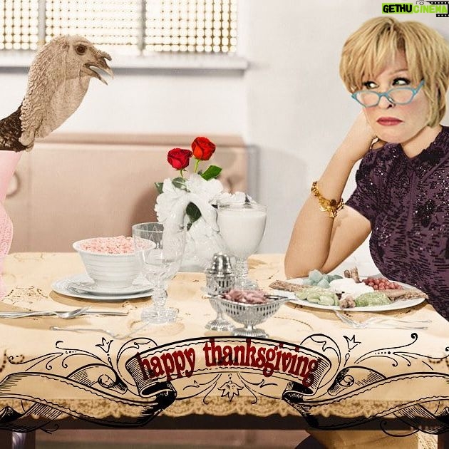 Bette Midler Instagram - Anyone can pardon a turkey. The real challenge is caring for it afterwards. Have a safe and happy day!