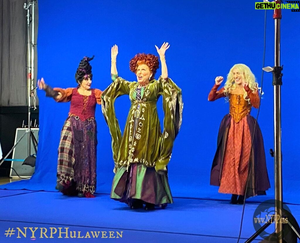 Bette Midler Instagram - Your 3 fav witches - @sarahjessicaparker @kathynajimy & ME - are returning for 1 night only on 10/30 at 8p ET! “In Search of the Sanderson Sisters” is the best thing to happen to #Halloween since Hocus Pocus Reeses Pieces. Get your tix now (link in bio) and support @NYRP #nyrphulaween