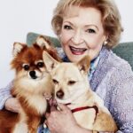 Betty White Instagram - A favorite - this was a great photo shoot. Happy “Pawgust” :)
