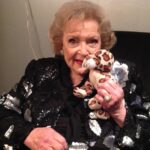 Betty White Instagram - Somehow I missed Monday, so… Happy Tuesday 🙂. Here’s a fun one! All dressed up for the SNL 40th Anniversary and the stuffy was her plus one 🙂.