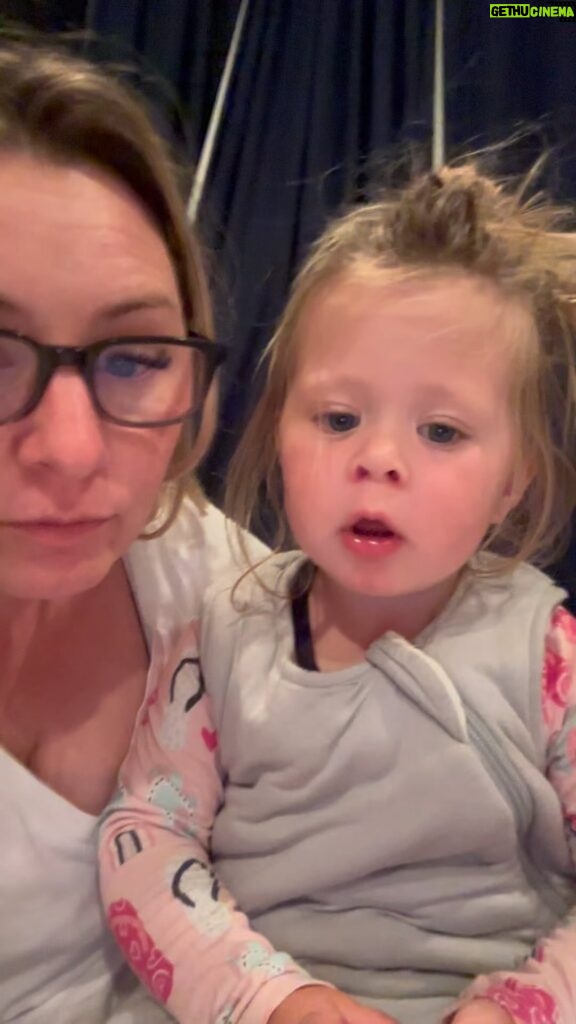 Beverley Mitchell Instagram - Being away from the kiddos is hard. Watching this video on repeat! Gotta love her enthusiasm! #babygirl @littlemissmayzie