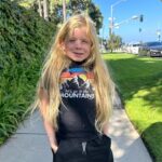 Beverley Mitchell Instagram - Today was going to be a big day! We went to get Hutton a hair cut! @iamkenzielynne got a big trim and then…. He couldn’t do it. So we cut off 4 inches and it looks more like a trim. #longhairdontcare #goodhair #blonde Can we just talk about how beautiful their hair is???? I mean Hutton’s color is everything!