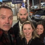 Beverley Mitchell Instagram – What happens when you let us out in the wild?? Crazy things I tell you! Even ran into some old friends! @realbarrywatson @mackrosman @unrealfehr #7thheaven #wbfamily #camdenkids