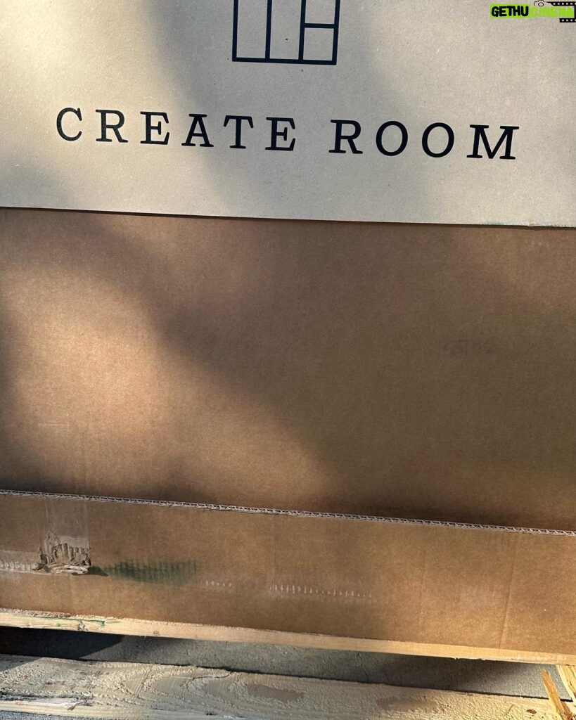 Beverley Mitchell Instagram - It’s a Christmas in October!!! Today is a big day! I got my #dreambox from @createroomco and I can’t contain my joy! This is a crafters dream! A workspace with organization and can hold everything!!!!!! Can’t wait to show you this magic!!! #createroompartner