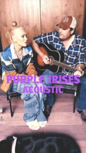 Blake Shelton Instagram - Purple Irises but make it🪻acoustic🪻:) gx