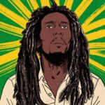 Bob Marley Instagram - “Every man got a right to decide his own destiny, and in this judgement this is no partiality.” #Zimbabwe #BobMarley 🎨 by @jkosanchez Post your original Bob works here on IG tagged #bobmarleyart and we’ll share some favorites!