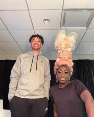 Bob the Drag Queen Instagram - When I was a little kid I always wanted a younger sibling. I was the baby. My mother always said “I’m not having any more children.” She kept that promise. I accepted that I would always be the youngest. When I was 21 my father called me and told me that I had a brother. I  was so excited, but I didn’t get to meet him until he was 15. He told me that he used to comment on my TikTok videos hoping I would see the comments and find him.😭😭😭 We bonded instantly. I love him so much. I can’t believe that I get to be a big brother. He is 17!!! So watch it.