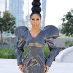 Brandee Evans Instagram - Today was magical!!! Thank you so so much for having me host your second annual @naacpimageawards fashion show. Photographer @kellybalch Stylist @mickeyboooom Hair @stylesbydavonte (I drew a bootleg pic and he created magic. See last slide) Makeup @hotlikefirre Dress @annakikiofficial Shoes @gedebe Jewelry @shopmiraco #Braids #NaturalHair #naacpimageawards #Naacp