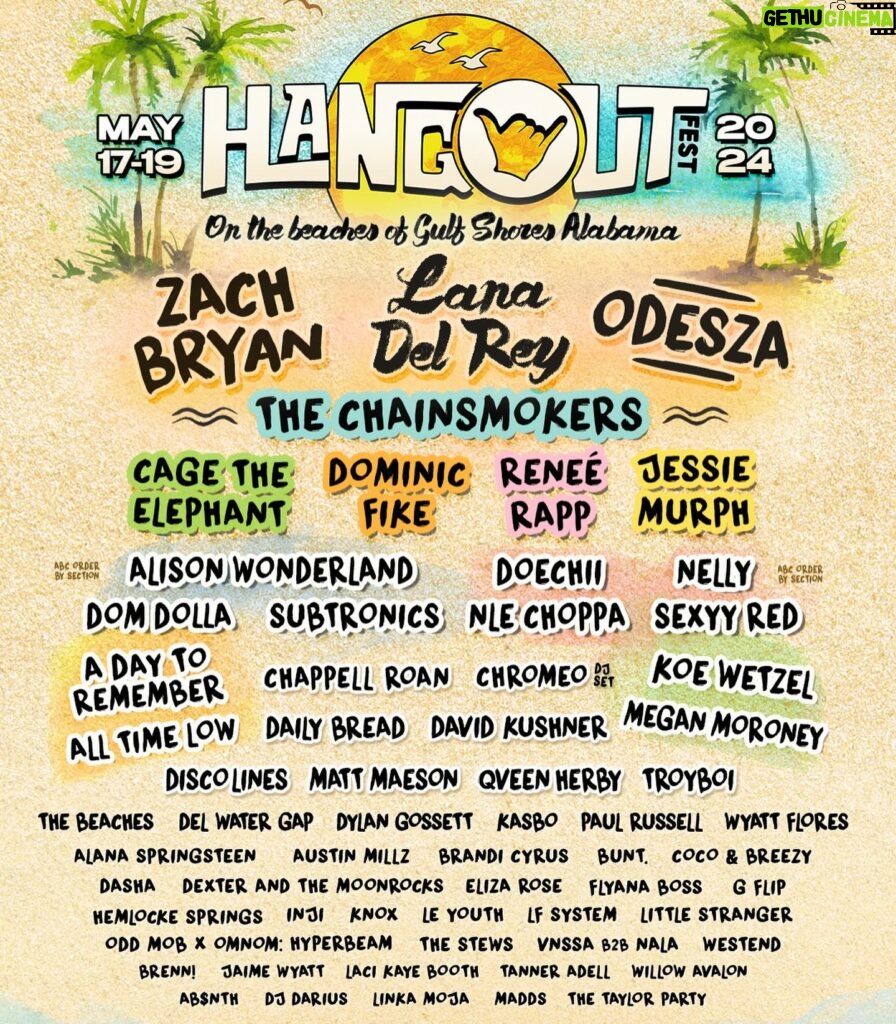 Brandi Cyrus Instagram - I’ve always wanted to go to @hangoutfest and this year I get to PLAY!!! I can’t wait to dance with y’all on the beach. I tagged everybody I’m pumped to see — comment & tag which sets you’re catching! 🏝️ 🎶 ☀️ 🍹🪩
