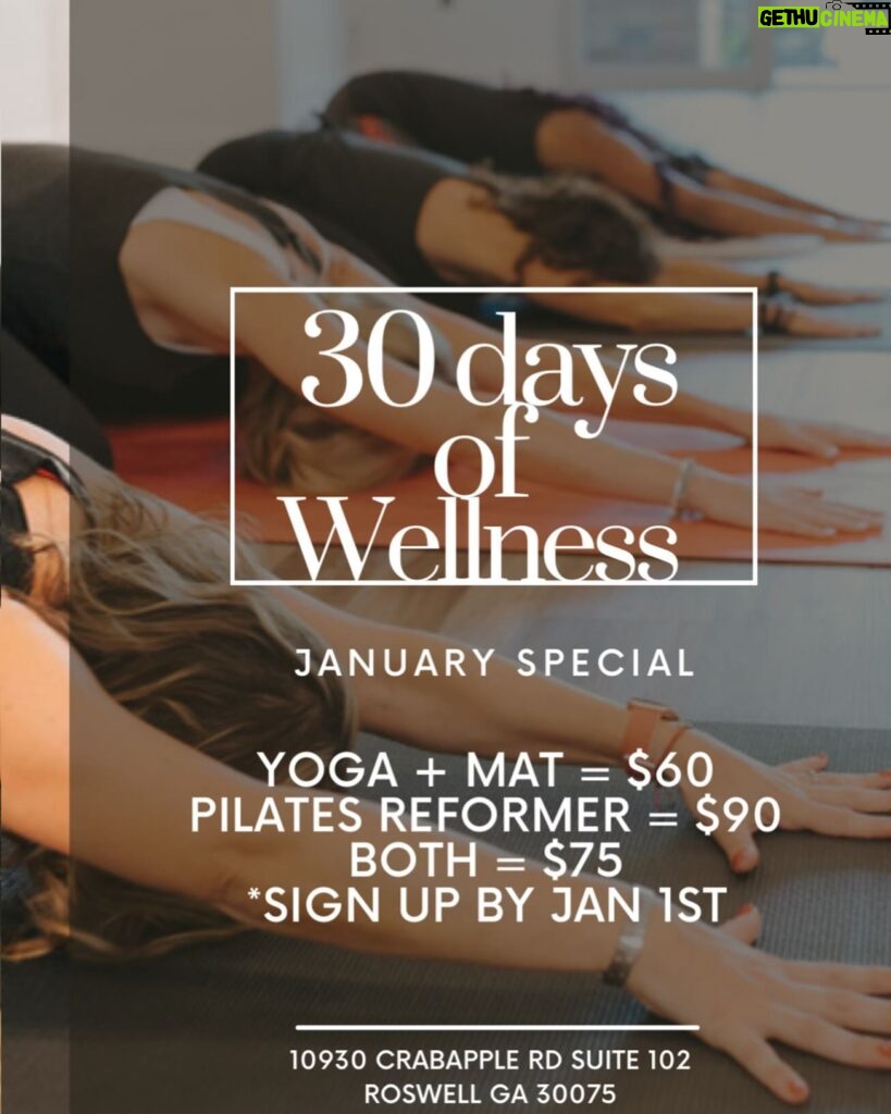 Brandi Runnels Instagram - J A N U A R Y is where it all starts. 30 days of wellness. Choose yoga for just $2 a day or Pilates for $3 a day. Or choose both at a discounted rate. Come in and take classes every day we are open and commit to yourself and your health. We want to help you make this your priority! Childcare is available, so that problem is solved! There's never a better time to take the reigns on you health, wellness and fitness. And you can do it all right here at Naked Mind. SIGN UP ON THE WEBSITE BEFORE JAN 1 TO TAKE ADVANTAGE OF THIS PROMO!!!