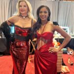 Brandi Runnels Instagram – How lovely is Mira Sorvino? ❤️💃🏽 @goredforwomen #wearredday