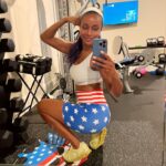Brandi Runnels Instagram – If you didn’t lift dressed like Captain America…did you even lift today?? 😄🇺🇸 #happy4thofjuly