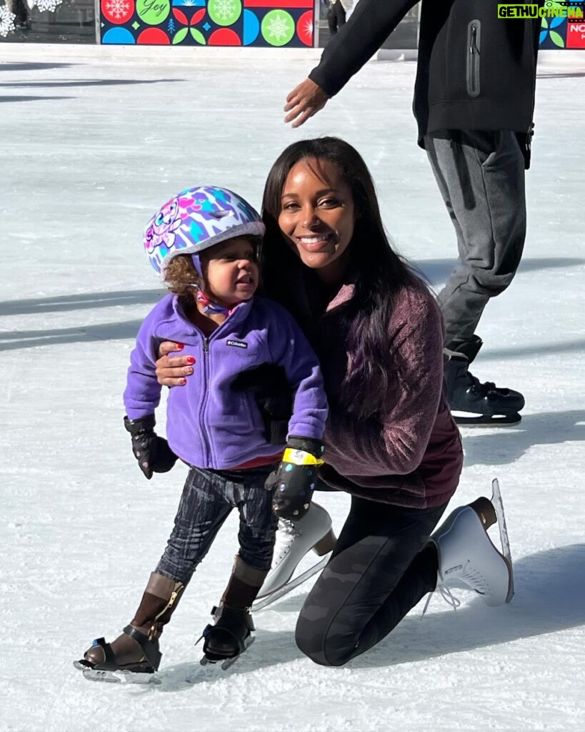 Brandi Runnels Instagram - Our original NYE travel plans were dashed, but boy did we make the most of it! A big first day on the ice for this girl and she asked to take lessons which made my heart soar🥺❤️ lots of Skating, Yoga and Pilates on the docket for 2024 🥳 Happy New Year everyone!!! 🎆