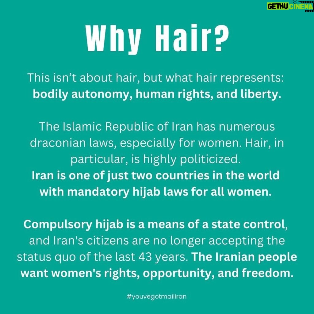 Brandon Routh Instagram - #youvegotmailiran —check slides for how to participate— Why is the Islamic Republic of Iran so offended by the sight of women’s hair? In solidarity with the women and girls in Iran, I’m (Men—you can participate too!) sending a lock of my hair to Iranian officials. #youvegotmailiran #mahsaamini #opiran @youvegotmailiran