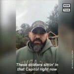 Brandon Routh Instagram - #Repost credit: @prideofgypsies Repost from @nowthisnews • This U.S. Army veteran shared a powerful call for peace after seeing armed soldiers deployed to the U.S. Capitol #veterans #capitolattack #politics