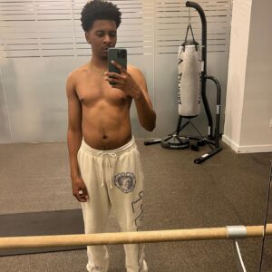 Brett Gray Instagram - Getting there…. Still a ways to go to get to my goal but really proud of myself. I been working HARD yall… I wasn’t even gonna post this especially the second slide cuz I honestly hated how small I was and undefined. I always felt skinny fat and weird about my body, hated taking my shirt off and just wasn’t confident, when I did a shirtless scene in on my block I had so much anxiety putting that on film forever, but that’s all changing every week. Imma have my first shirt off summer this year I mean that lol 🥹 I appreciate you @naeemturner_ the last 3 months been so difficult but super fulfilling thank you @scoutedbyerrol for introducing us. We still got 100 days til summer so let’s get it 💪🏾 if you struggling being consistent just keep GOING even when you don’t want to just do it because u deserve to love everything about yourself. You can do it