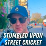 Brett Lee Instagram - Some impromptu street cricket in India never fails to guarantee a lot of thrill! 🏏💥 #streetcricket #cricket #reelsinstagram #reelsvideo #fun