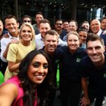 Brett Lee Instagram - Great to be back Downunder. Super Fox launched at Paramatta Sydney with a great team. PS - the youngsters were at the back while the wisest posed in the front 😜