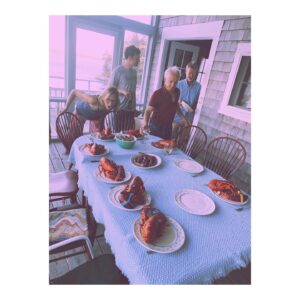Bridgit Mendler Instagram - Give yourself permission to slow down the racing thoughts and enjoy a slice of peach pie 🌊