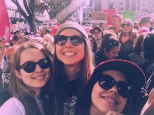 Bridgit Mendler Instagram - In the thick of it with the ladies I love 💜 #womensmarch