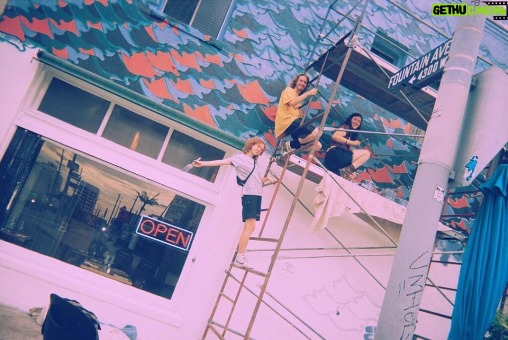 Bridgit Mendler Instagram - When I drive down this street in LA in 30 years, I hope I still see the mural my bro @nickmendler helped his buddies paint 👏👏👏