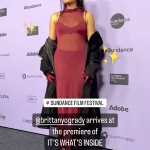 Brittany O'Grady Instagram - ✨SUNDANCE 2024✨  I am so proud of our film @itswhatsinsidefilm 🥹💓 This year was such a magical experience celebrating with so many wonderful artists and creatives. I love these people so much. Thank you @sundanceorg for having us and thank you to the beautiful dream team @caileybreneman @dear_shears @angela.k.neff 💓