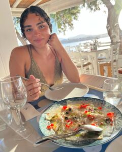 Brittany O'Grady Instagram - 🐈 she liked the carpaccio too