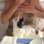 Brittany O'Grady Instagram - 🐈 she liked the carpaccio too